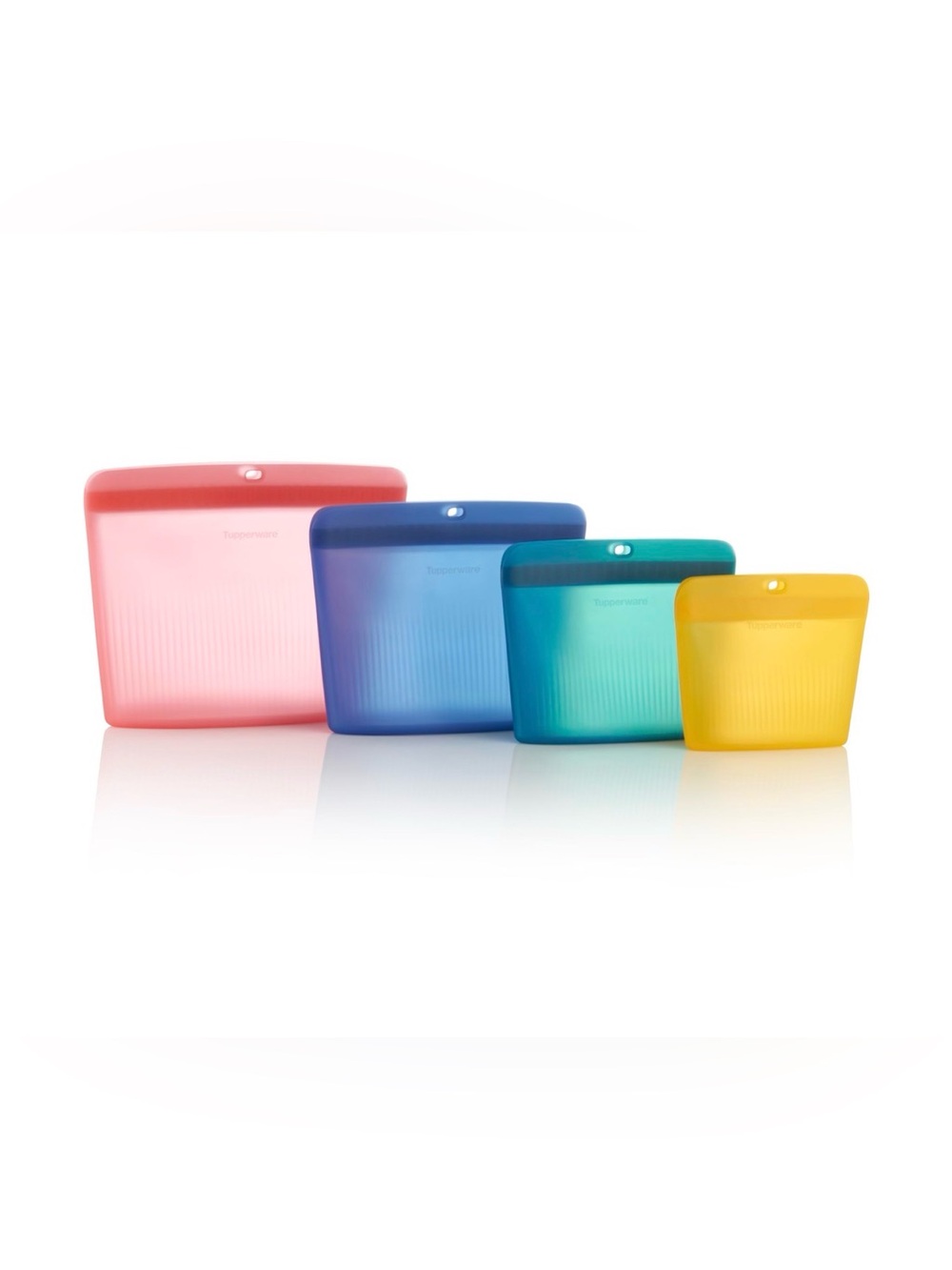 4 piece Tupperware Silicone bag set